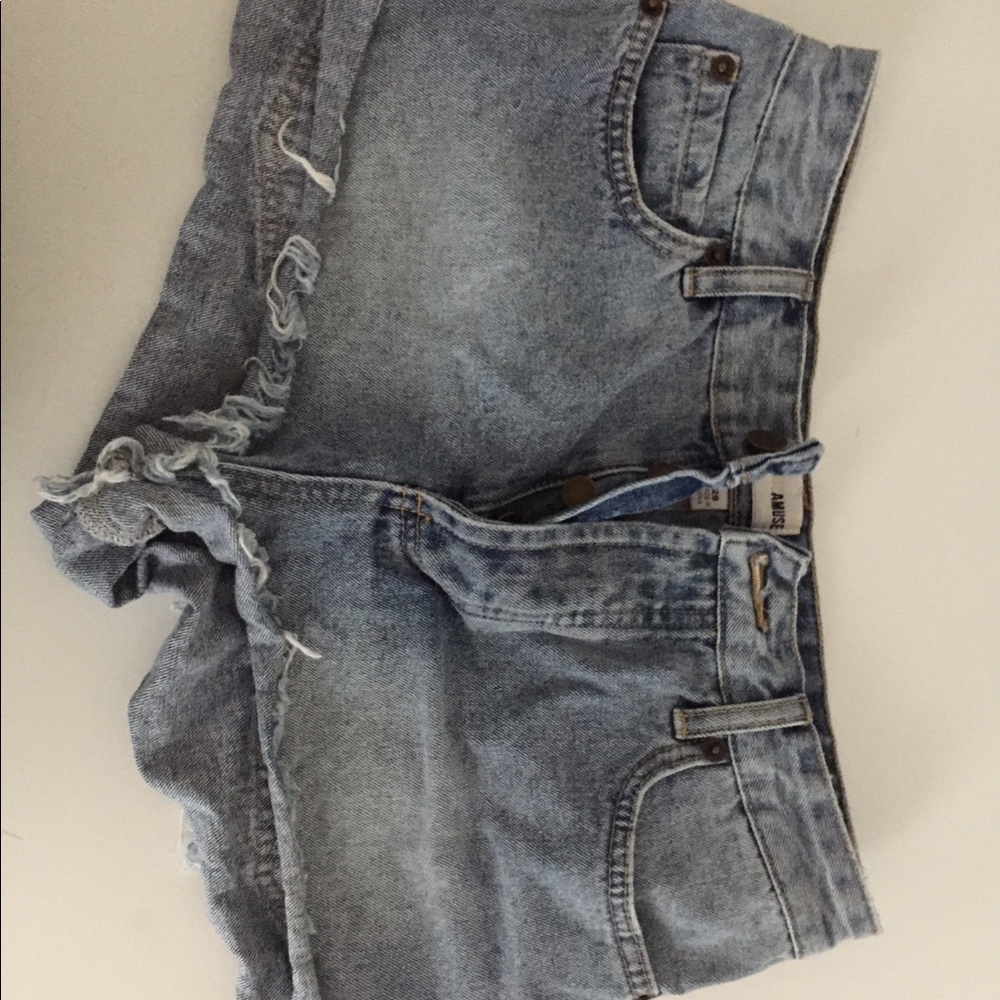 Amuse society denim shorts